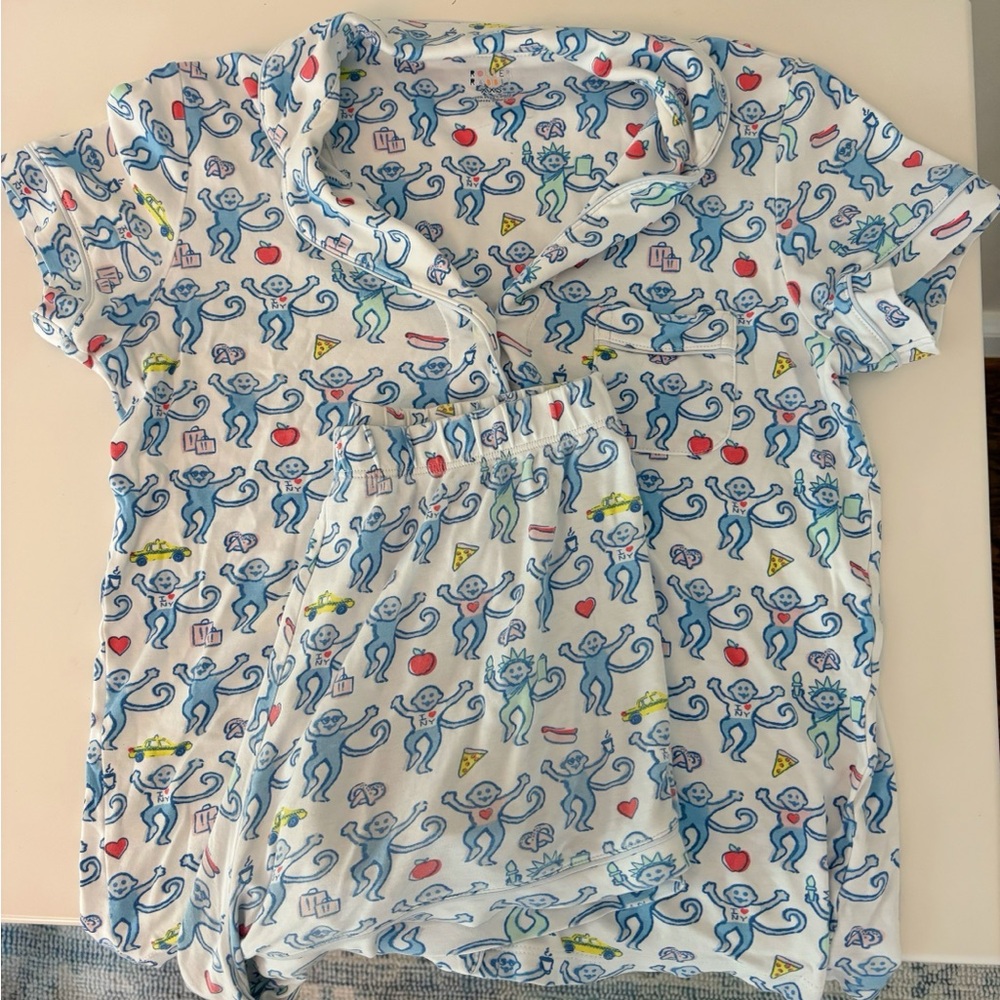 Limited Edition New York City Roller Rabbit Pajamas- Women’s Size XXS